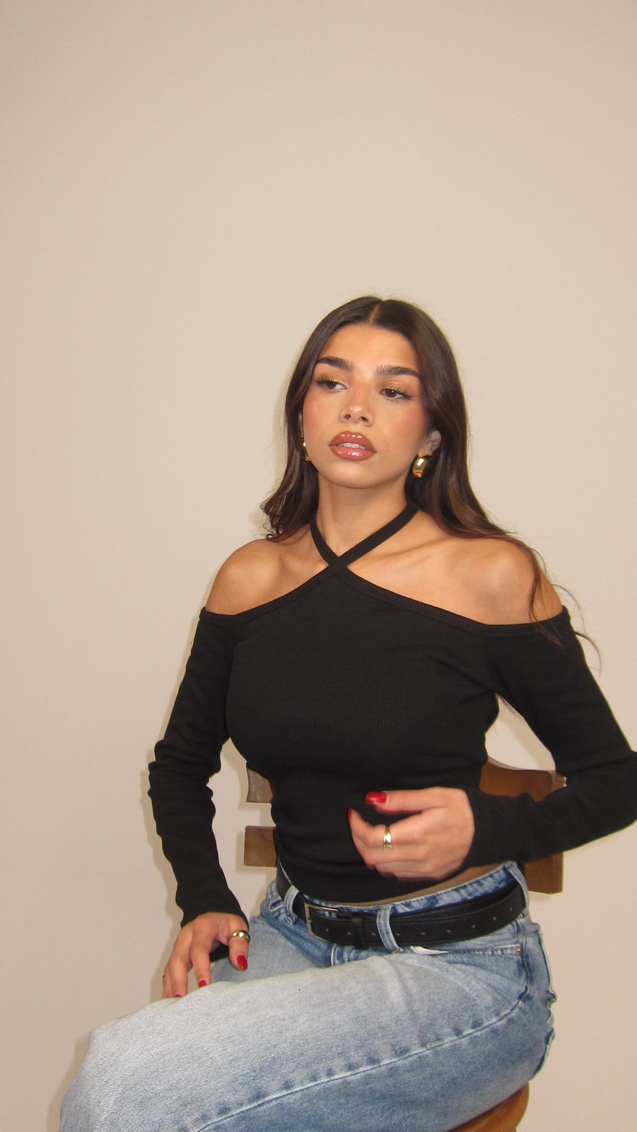 Axis Top in Black
