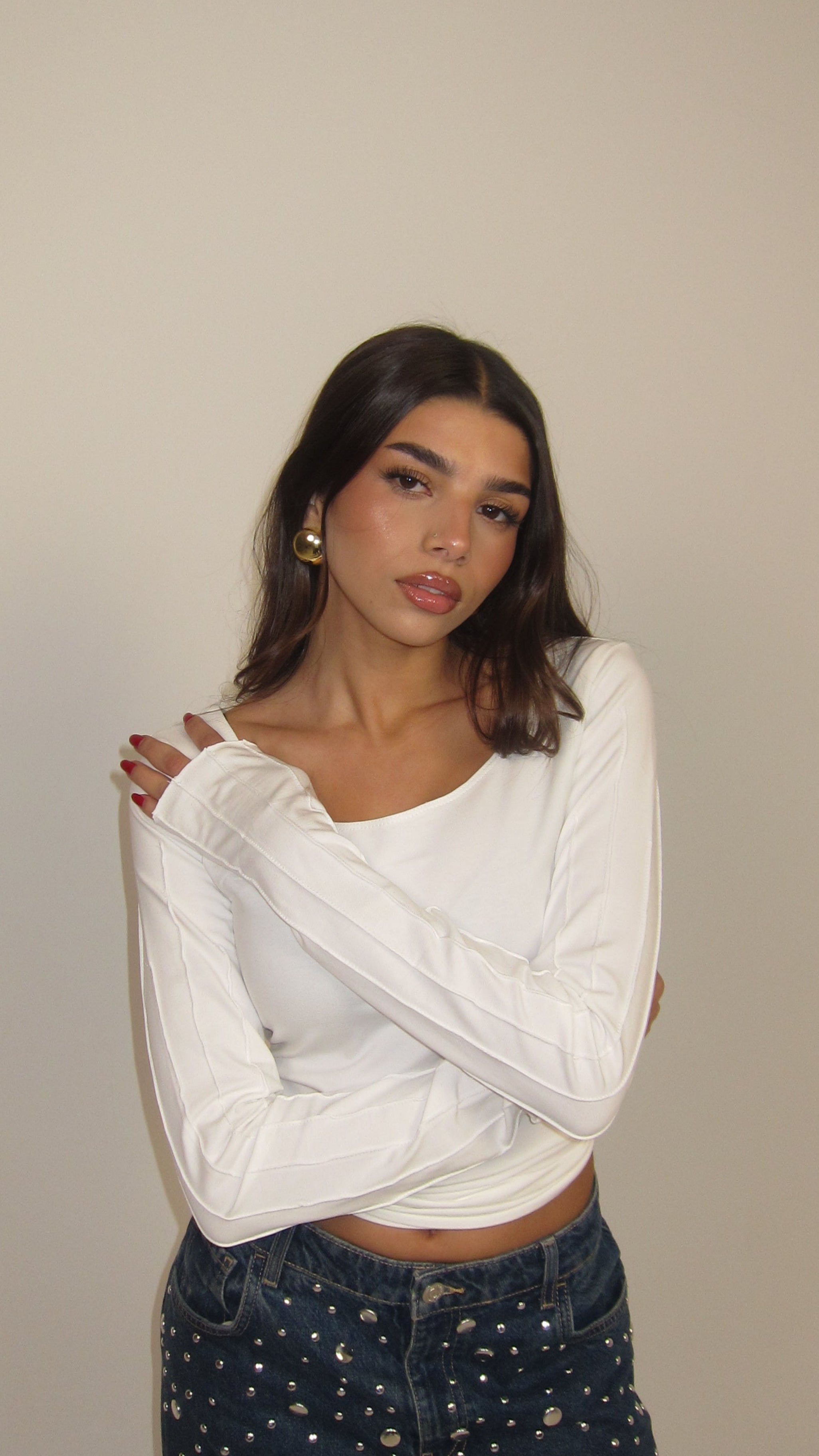 Basic Stripped in White